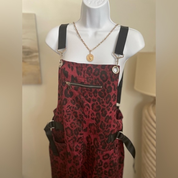 36 Point 5 Pants - Women’s 36 Point 5 Red and Black Coveralls